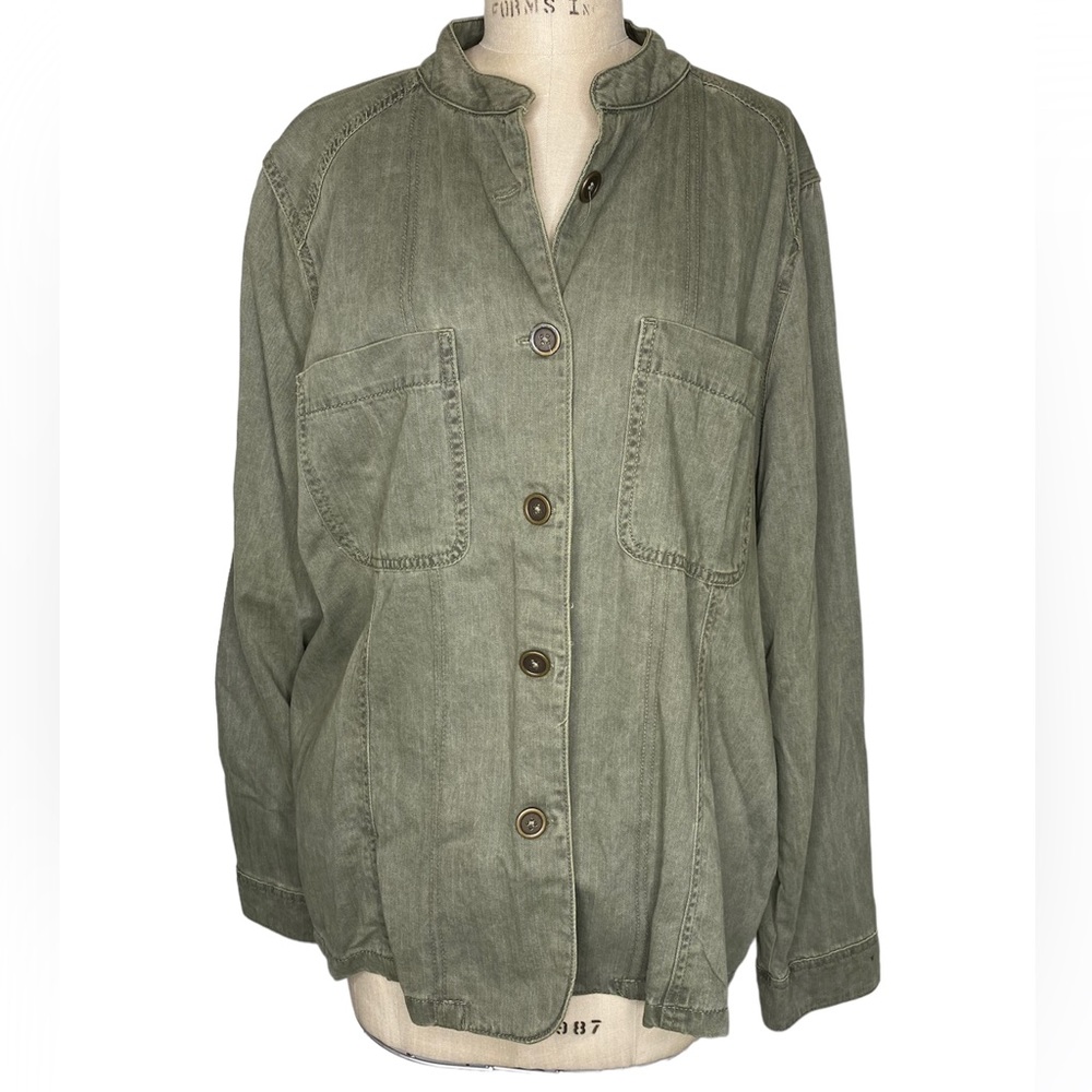 Caslon Olive Green Utility Jacket